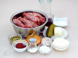 Куриные шейки в духовке и пикантный соус: Ингредиенты