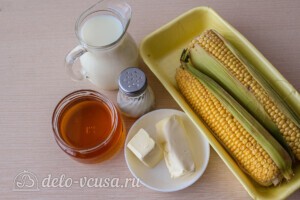 Медовая кукуруза в молоке: Ингредиенты