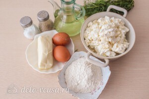Сырники с сыром и зеленью: Ингредиенты