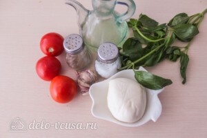 Итальянский салат «Капрезе»: Ингредиенты