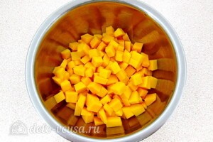 Салат из тыквы с луком: фото к шагу 1.