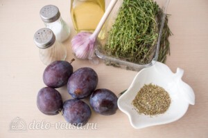 Вяленая слива в духовке: Ингредиенты