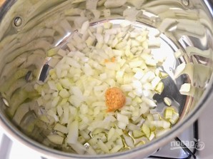 Сливочный суп с курицей и рисом - фото шаг 1