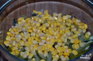 Салат с блинами и курицей - фото шаг 8