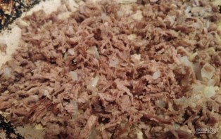 Блины на молоке с мясом - фото шаг 3