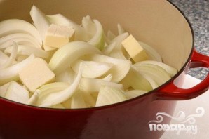 Традиционный французский луковый суп - фото шаг 1