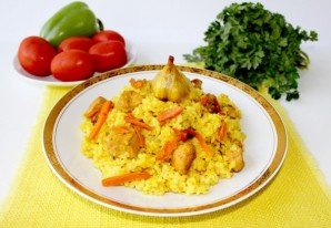 Плов с куриным филе - фото шаг 9