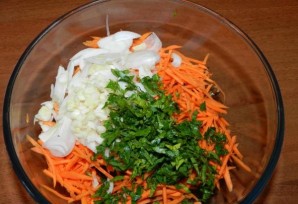 Жареные баклажаны с морковью и чесноком - фото шаг 10
