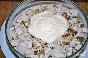 Салат с блинами и курицей - фото шаг 10