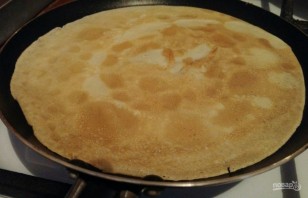 Блины на молоке с мясом - фото шаг 5