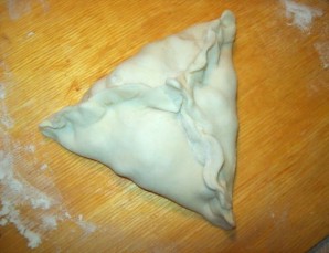Самса с мясом в духовке - фото шаг 10