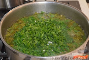 Щавелевый суп на мясном бульоне - фото шаг 8