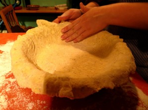 Пирог с лисичками и курицей - фото шаг 8