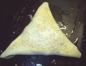 Самса с мясом в духовке - фото шаг 11