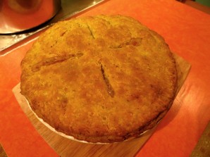Пирог с лисичками и курицей - фото шаг 11