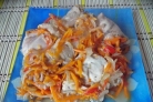 Курица в банке с овощами