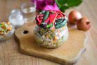Салат с перловкой на зиму