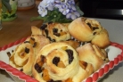 Плюшки с фруктами