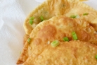 Чебуреки с брынзой и зеленью