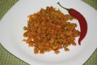 Капуста, тушенная с горошком