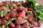 Тушеная красная фасоль