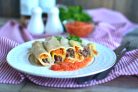 Пельменный пирог с двойной начинкой