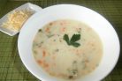 Американский сливочный суп с бурым рисом
