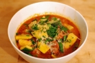 Овощное рагу с патиссонами