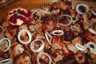 Шашлык с гранатовым соусом