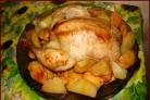 Курица с айвой