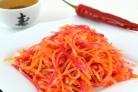 Постный салат из моркови