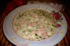 Окрошка классическая с колбасой
