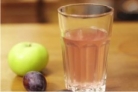Компот из слив и яблок