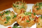 Картофельные тарталетки с начинкой