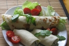 Блины с огурцами