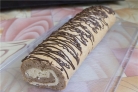 Творожный рулет с бананом