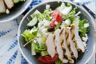 Греческий салат с курицей