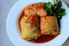 Постные голубцы с шампиньонами