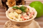 Салат из картофеля и грибов