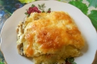 Запеченная картошка с шампиньонами и сыром