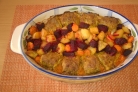 Щука в соусе карри с овощами