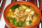 Суп с картофельными галушками