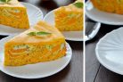 Творожная запеканка с тыквой и маком