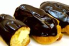 Эклеры с шоколадной помадкой и масляным кремом 