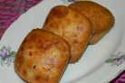 Сливочные кексы с калиной
