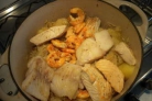 Морепродукты с квашеной капустой