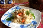 Курица с рисом в горшочке