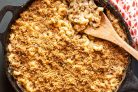 Запеканка из макарон с сыром и фаршем