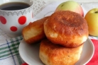 Пончики с яблочной начинкой