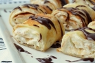 Блинчики с банановой начинкой